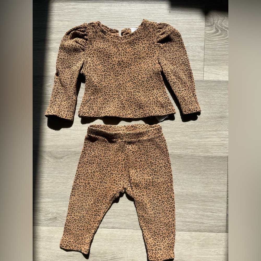 Leopard Print Baby Set
